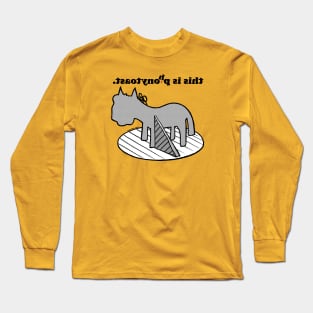 this is phonytoast Long Sleeve T-Shirt